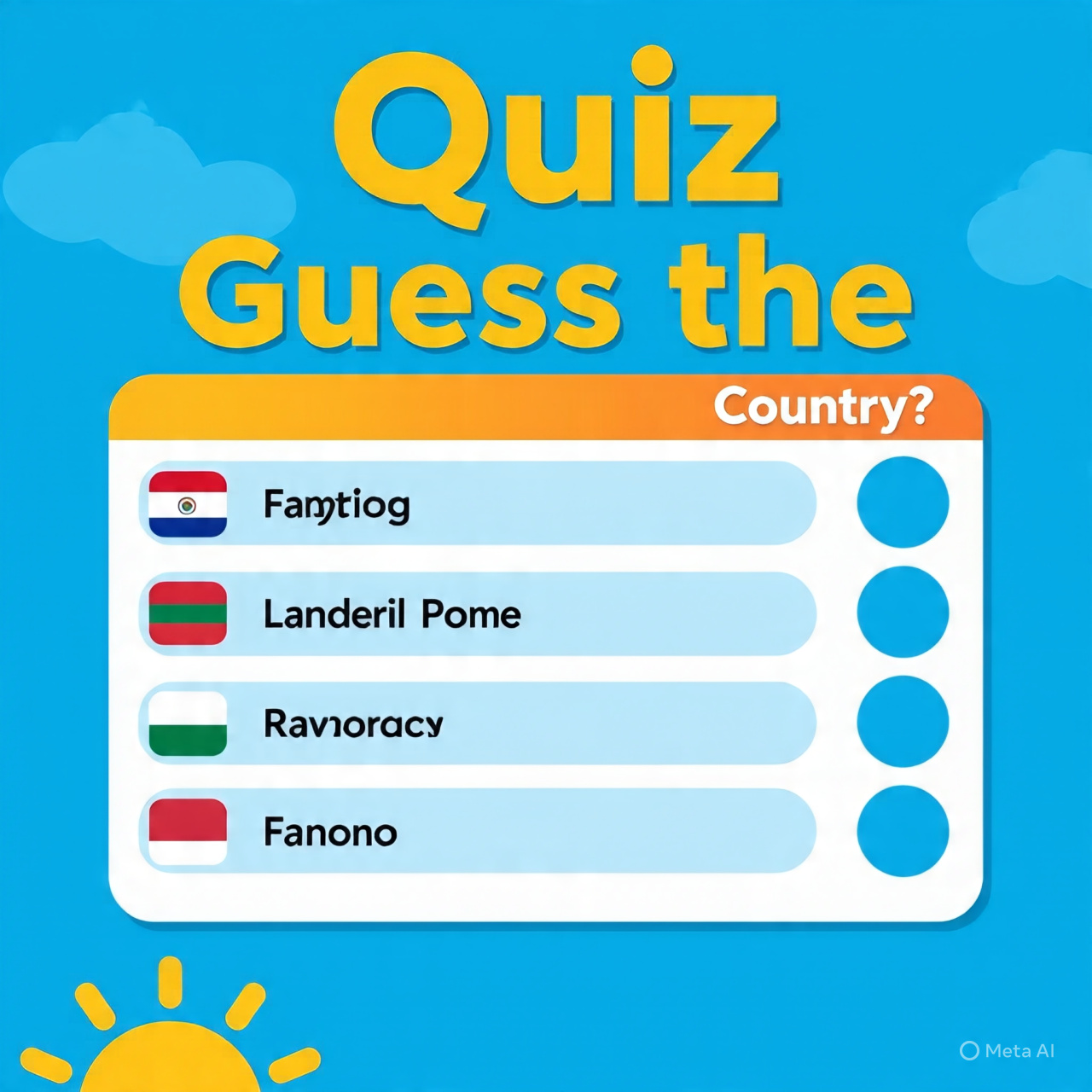 Quiz Guess the Country