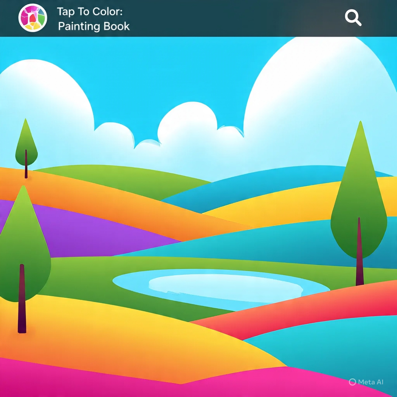 Tap To Color: Painting Book